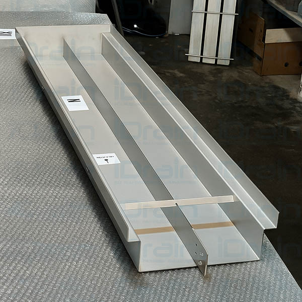 گاتر استیل دو لاینه یا 2 کاناله